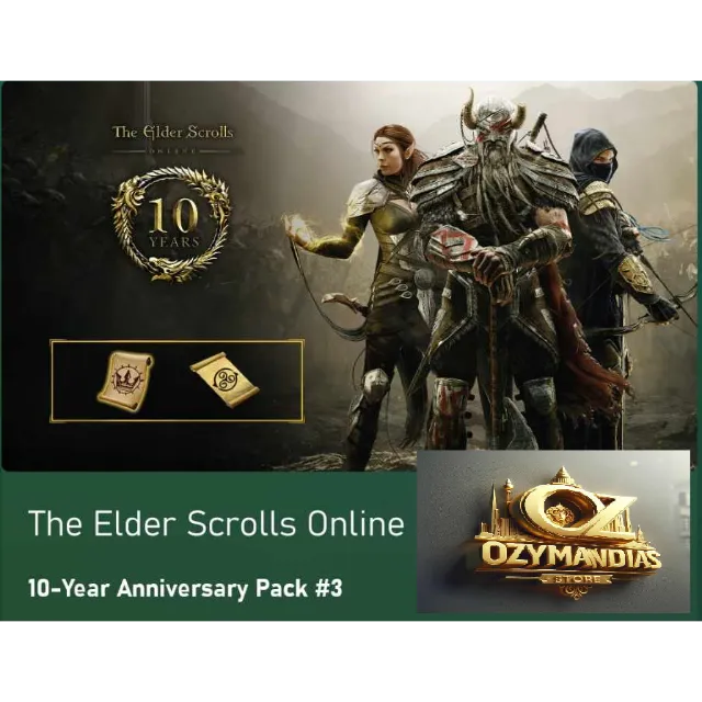 The Elder Scrolls Online 10th Anniversary Pack 3 - XBox One Games ...