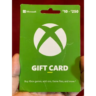 $250.00 USD Xbox Gift Card