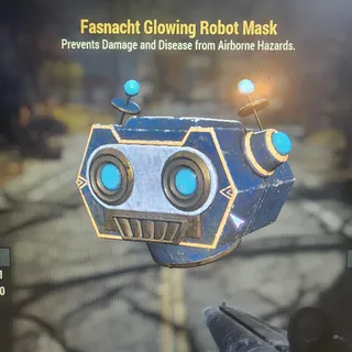 Glowing Robot Mask