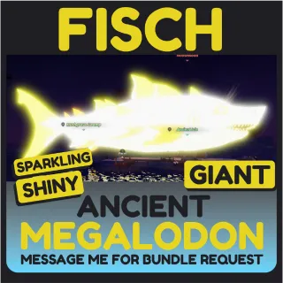 Shiny Sparkling Giant Ancient Megalodon