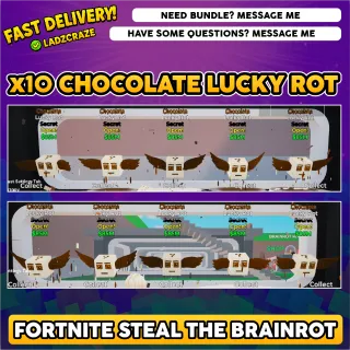 Chocolate Lucky Rot x 10