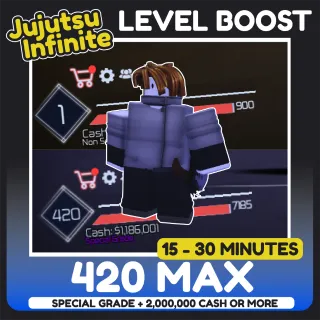 MAX LEVEL BOOST 0-420 Jujutsu