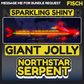 Sparkling Shiny Giant Jolly Northstar Serpent