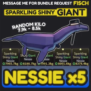 Sparkling Shiny Giant Nessie x5 | Fisch