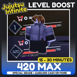 jujutsu infinite Level Boost