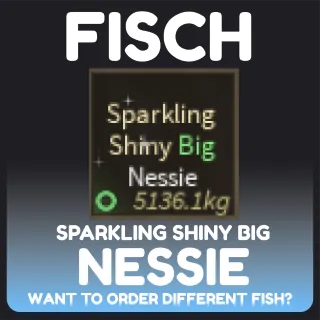 SPARKLING SHINY BIG NESSIE FISCH