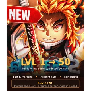 Project Slayer 2 — Leveling Service (Lvl 1–50)