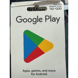 $200.00 USD Google Play