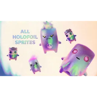 All Holofoil sprites (All max level)