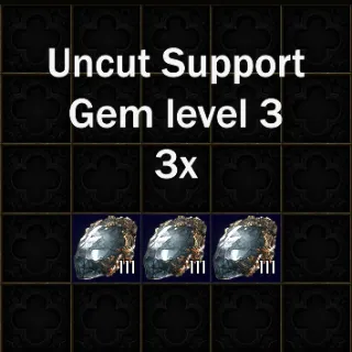 Uncut support gem 