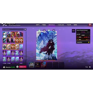 Anime Vanguards 3 Monarch Madara (Clean Account)