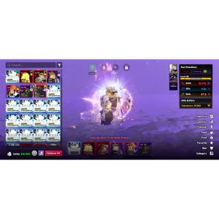 Anime Vanguards Account 4 Monarch (Clean)