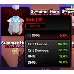Semi Godly Birb 96.6%