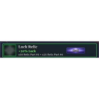 Luck Relic | Sailor Piece