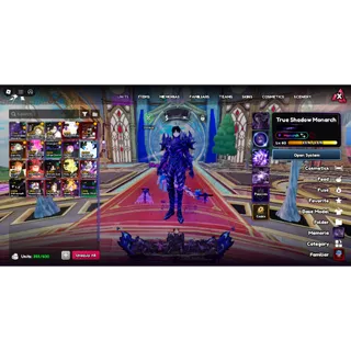 Anime Vanguards Shiny True Shadow Monarch Max Shadow Account with 20 Monarch (Clean)