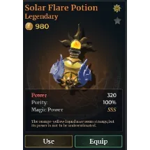Solar Flare Potion SSS | Wizard Alchemy 
