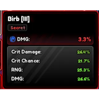 God Birb 100.1% 