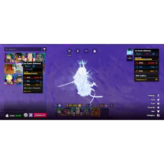 Anime Vanguards Game Account 2