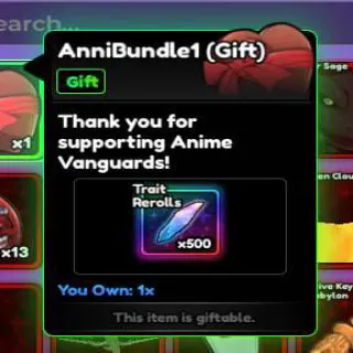 AnniBundle1 / Anniversary Bundle 1 (500 rr)