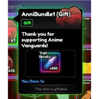 AnniBundle1 / Anniversary Bundle 1 (500 rr)