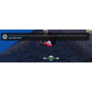 Sailor Piece | Saber Alter Spec Set 