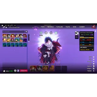 Anime Vanguards Shiny Gojo Vs Sukuna Account (Clean)