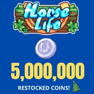 HORSE LIFE 5 MILLION COINS *FEE COVERED*