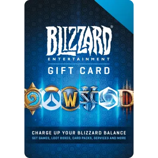 $40.00 Blizzard gift card USD