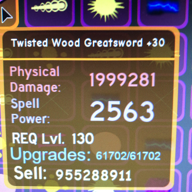 Gear Dungeon Quest Dq Tier 30 Legendary Twisted Wood Greatsword Almost 2mil Roll I Gameflip - all legendaries in dungeon quest roblox