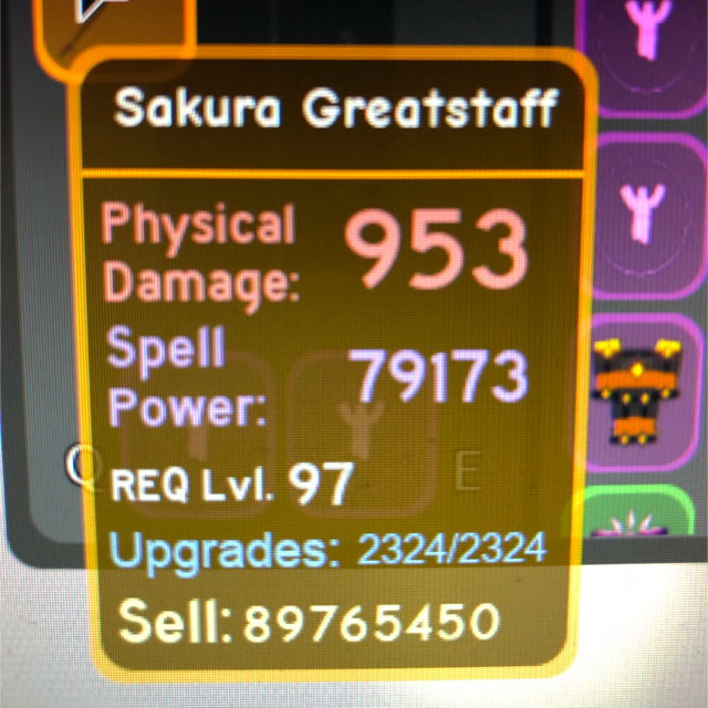 Gear Dungeon Quest Sakura Ancestral Bundle Maxed Out Mage