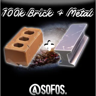 100k Brick + Metal | Fortnite STW