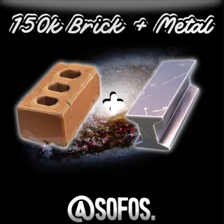150k Brick + Metal | Fortnite STW