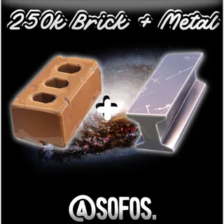 250k Brick + Metal | Fortnite STW