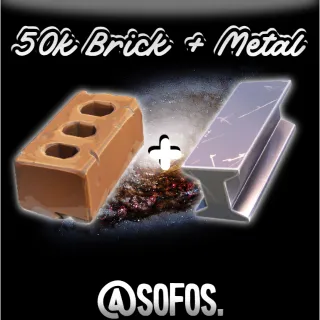 50k Brick + Metal | Fortnite STW