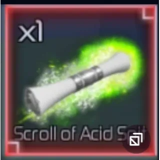 JUJUTSU INFINITE Scroll of Acid Spit