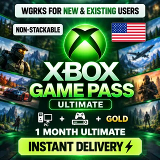 Xbox Game Pass 1-month (new & existing users)