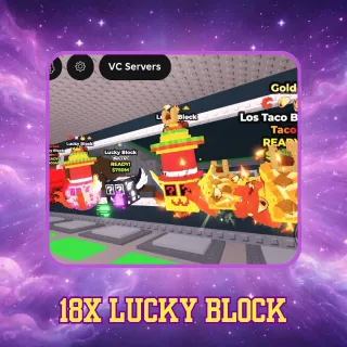 18X Lucky Block