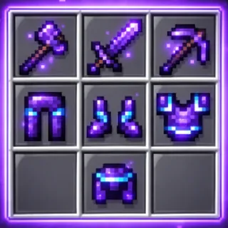 DonutSMP-Netherite Armor Set Maxed