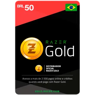  Razer Gold 50 BRL - Razer Key - BRAZIL