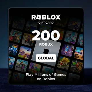 Roblox Gift Card - 200 Robux GLOBAL