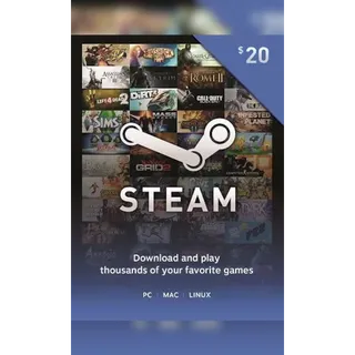 $20.00 USD Steam⚡️ [𝐅𝐀𝐒𝐓 𝐃𝐄𝐋𝐈𝐕𝐄𝐑𝐘] ⚡️
