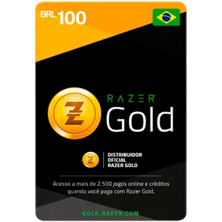  Razer Gold 100 BRL - Razer Key - BRAZIL
