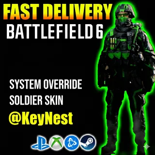 Battlefield 6 - Razer System Override Soldier Skin DLC PC Steam / EA App / Battle.net / Xbox Series X|S / PS5 CD Key