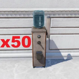 x 50 PLAN: VINTAGE WATER COOLER (PC)