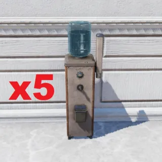 x 5 PLAN: VINTAGE WATER COOLER