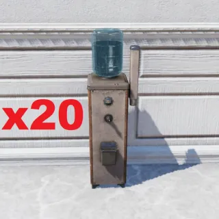 X20 PLAN: VINTAGE WATER COOLER (PC)