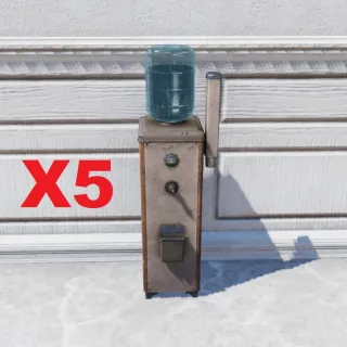 x5 PLANS: VINTAGE WATER COOLER