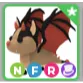 Neon fly ride bat dragon
