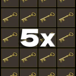 5x MANN CO. SUPPLY CRATE KEY (TF2 KEY) -INSTANT DELIVERY-