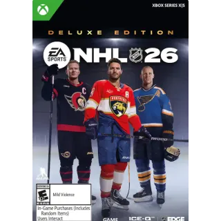 NHL 26: DELUXE EDITION - Xbox Series X|S [Digital Code]